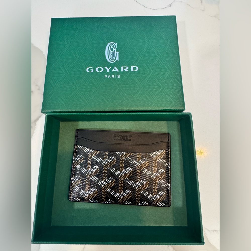 Goyard Saint-Sulpice Card Wallet Black